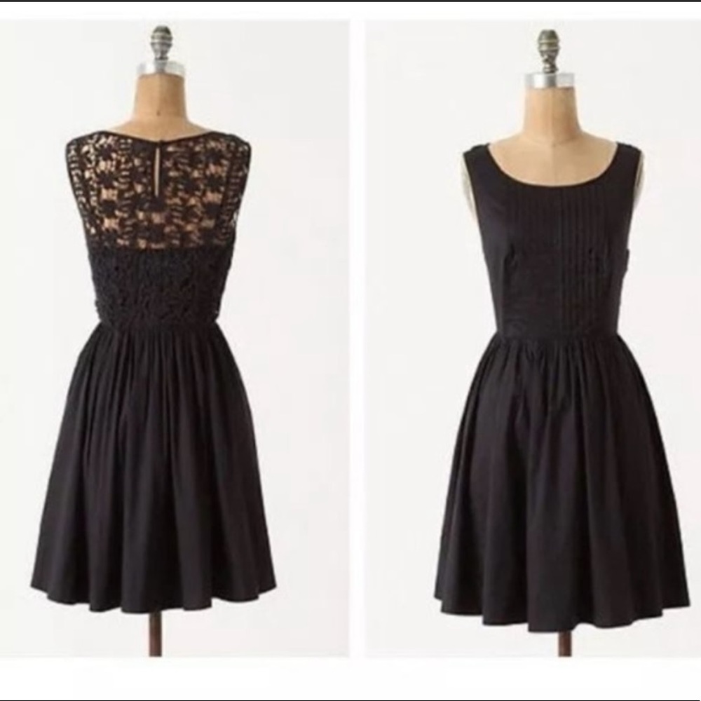 Anthropologie Lace Back LBD